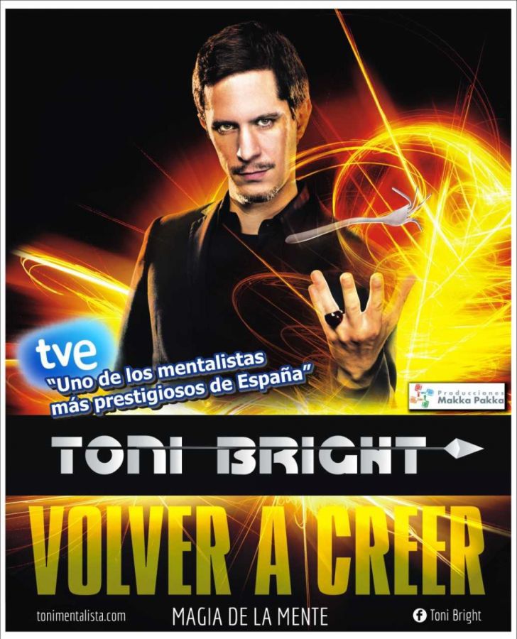 Imagen de la noticia El mentalista Toni Bright llegará a Marbella el p…