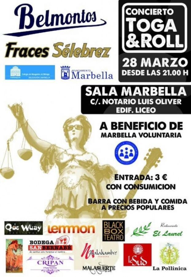 Imagen de la noticia Este viernes se celebrará el Concierto ‘Toga&Roll…