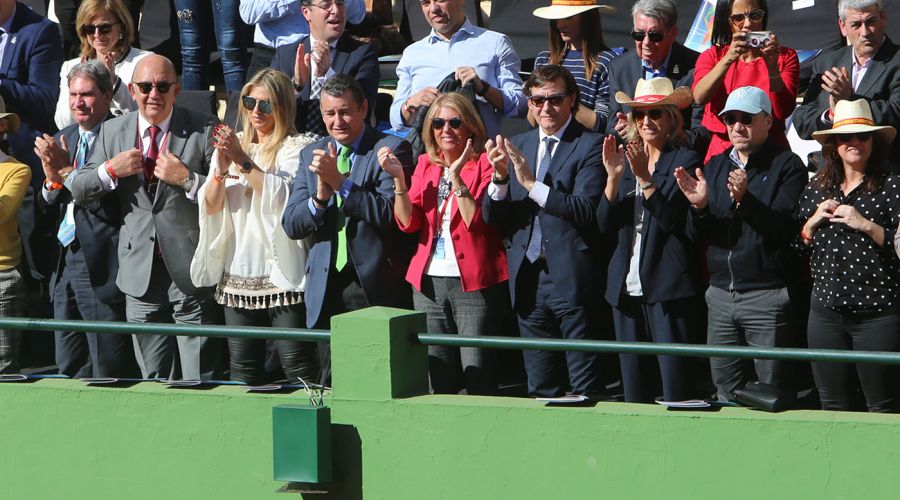 Arranca la primera jornada de la Copa Davis en Marbella con la presencia del secretario de Estado para el Deporte