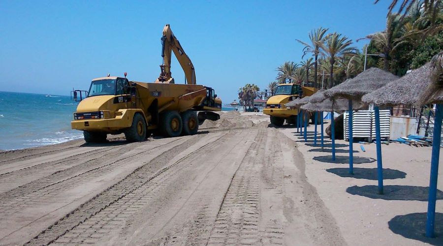 Concluye la segunda fase de adecuación de las playas del centro de Marbella con 2,5 kilómetros de litoral regenerados