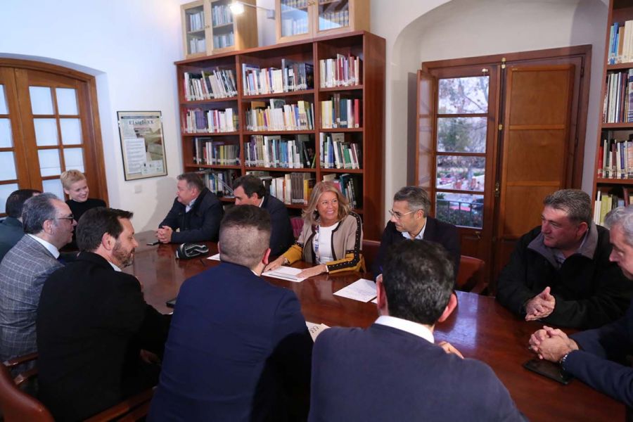 Imagen de la noticia La alcaldesa aborda con la Agrupación de Hermanda…