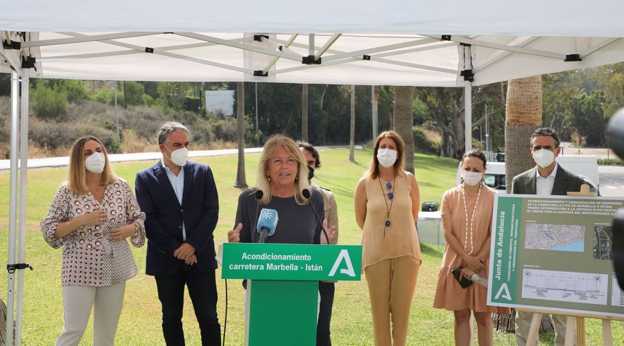 El Ayuntamiento y la Junta de Andalucía acuerdan el arreglo integral del tramo urbano de la carretera de Istán