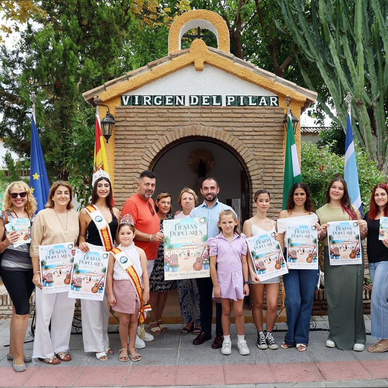 Las fiestas del barrio de Miraflores en honor a la Virgen del Pilar se celebrarán del 8 al 12 de octubre con propuestas para todos los públicos y un pregón en homenaje a título póstumo a la bailaora Gema Piña
