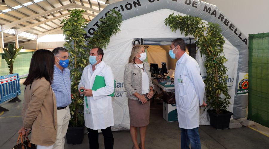 El Ayuntamiento pondrá a disposición de los centros de salud el Palacio de Congresos de Marbella y la Carpa de San Pedro Alcántara para la vacunación contra el Covid-19