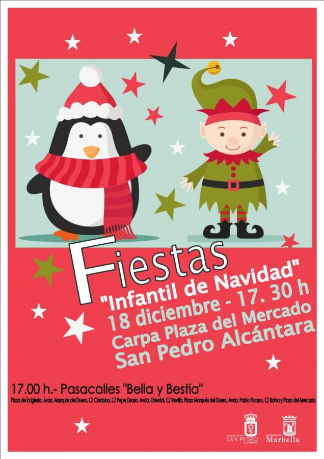 Imagen de la noticia Fiesta Infantil de Navidad, Pasacalles ‘Bella y B…