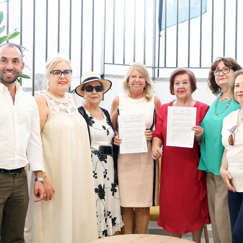 El Ayuntamiento renueva su apoyo a la Asociación de Amas de Casa San Bernabé, un colectivo con más de tres décadas de trayectoria