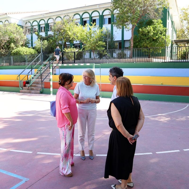 Marbella realiza más de un centenar de actuaciones de mantenimiento y mejora en los 26 colegios y las tres escuelas infantiles de la ciudad durante el verano
