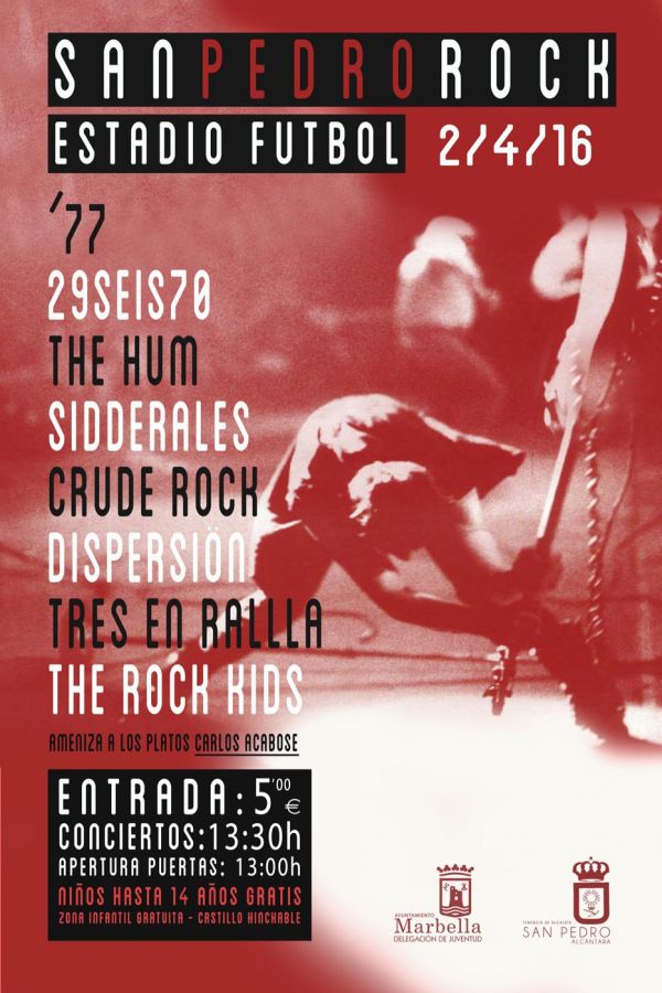 Imagen de la noticia El festival San Pedro Rock se celebrará el 2 de a…
