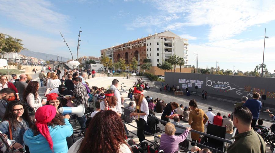 El Bulevard San Pedro ha sido escenario de actos por la conmemoración del Día Internacional de las Personas con Discapacidad