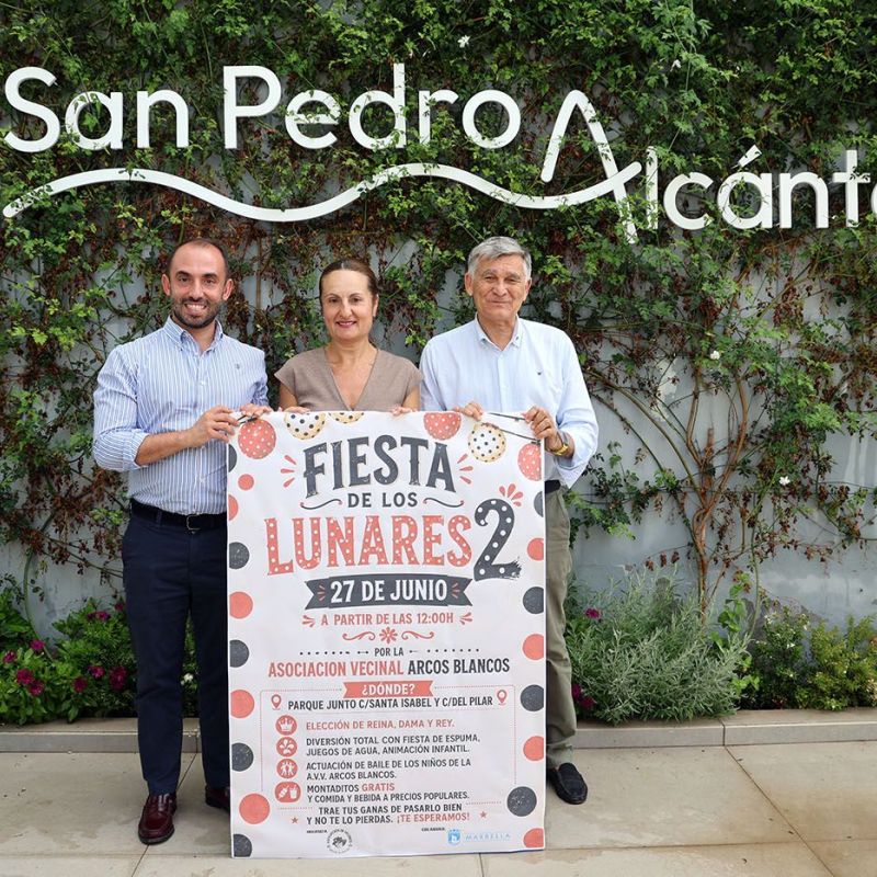 El Ayuntamiento respalda la celebración de la II Fiesta de los Lunares de la asociación de vecinos Arcos Blancos el próximo sábado 27 de junio