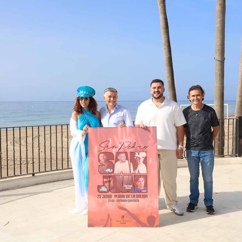 La Noche de San Juan ofrecerá más de ocho horas de música y actividades junto al mar en San Pedro Alcántara