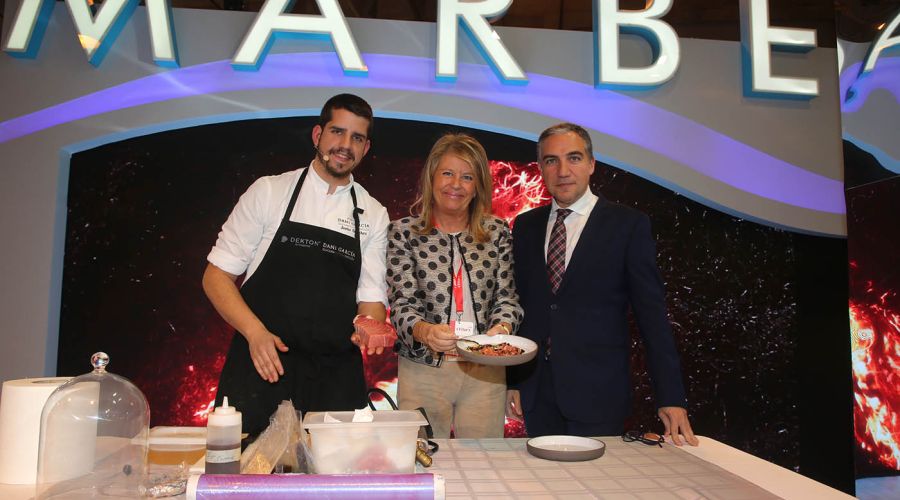 Marbella promociona su potencial gastronómico con un Live Cooking de la mano de Estrellas Michelin de la ciudad