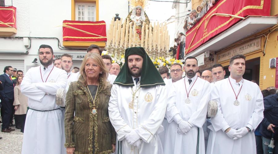 El Domingo de Ramos se cierra en Marbella con el desfile procesional de La Pollinica