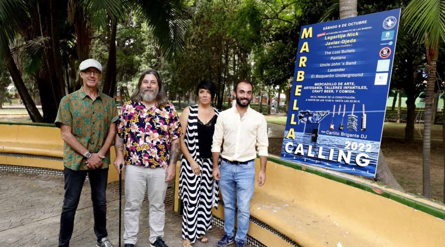 El Parque de la Constitución albergará el sábado 8 de octubre el ‘Marbella Calling Festival 2022’ con la actuación de cinco bandas y Lagartija Nick y Javier Ojeda como cabezas de cartel
