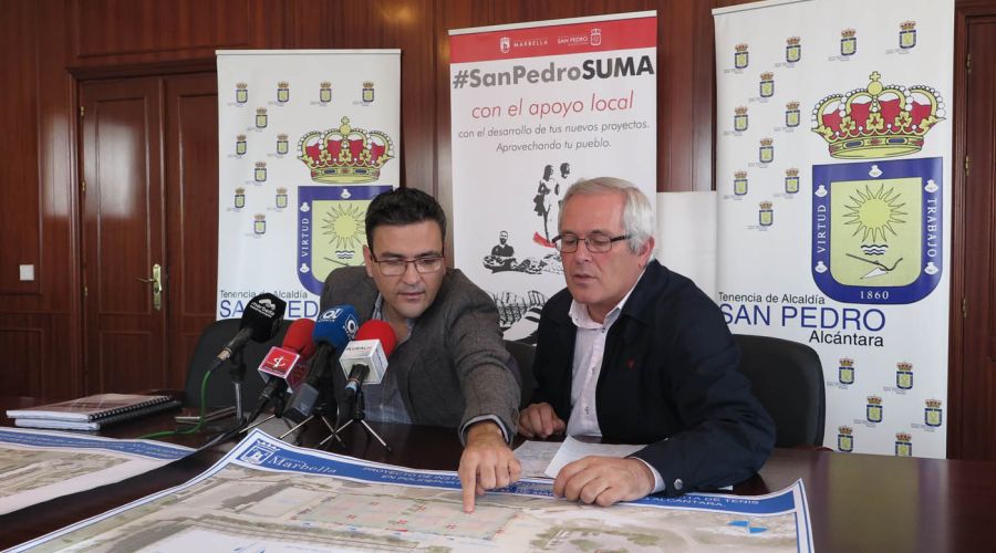 La Tenencia de Alcaldía de San Pedro Alcántara mejorará la iluminación de las cuatro pistas de tenis del Pabellón Deportivo Elena Benítez