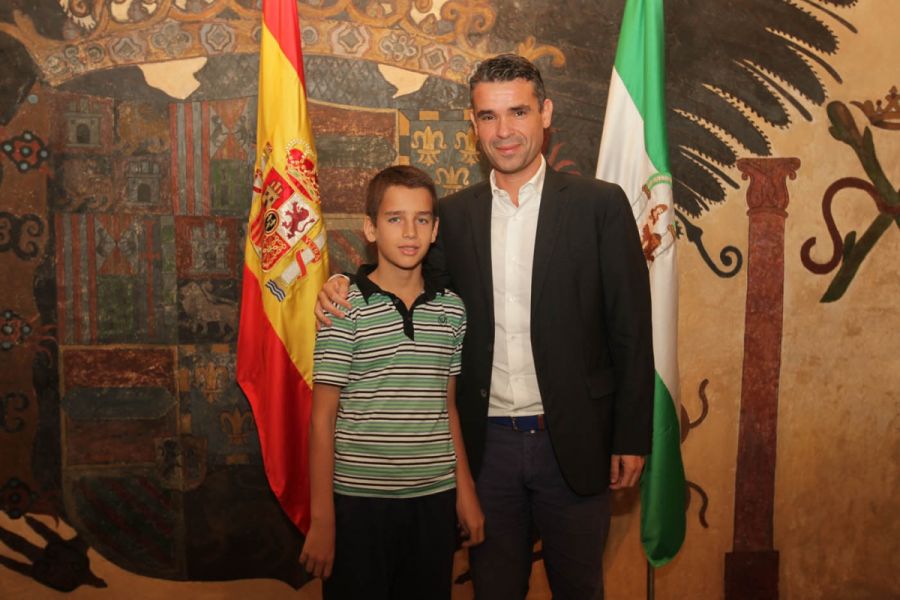 Imagen de la noticia El alcalde ha recibido al joven Lance Henderson q…
