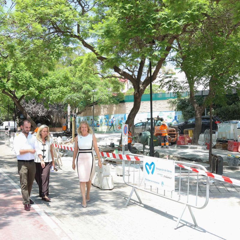 Marbella habilita una nueva bolsa de aparcamiento con un centenar de plazas en la avenida Maíz Viñals que dará servicio a Santa Marta, Pilar Miraflores y el entorno del parque de La Represa