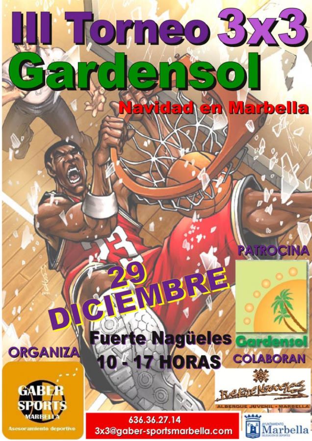 Imagen de la noticia El III Torneo de Baloncesto 3X3 ‘Gardensol Navida…
