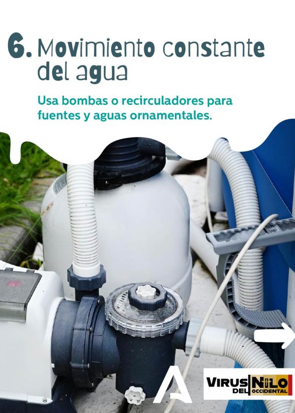 Movimiento constante del agua