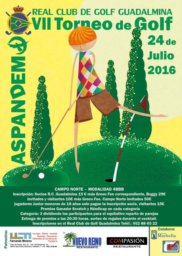 Imagen de la noticia El VII Torneo de Golf Guadalmina a beneficio de A…