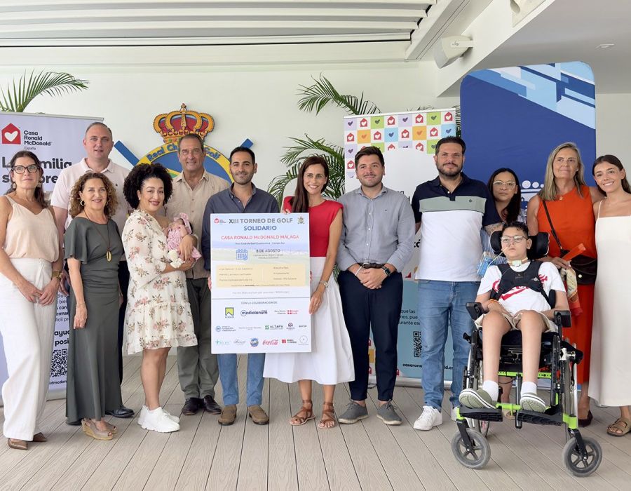 El Ayuntamiento respalda el XIII Torneo Benéfico de Golf de la Casa Ronald MacDonald en Málaga, que tendrá lugar el 8 de agosto en el Real Club de Golf Guadalmina