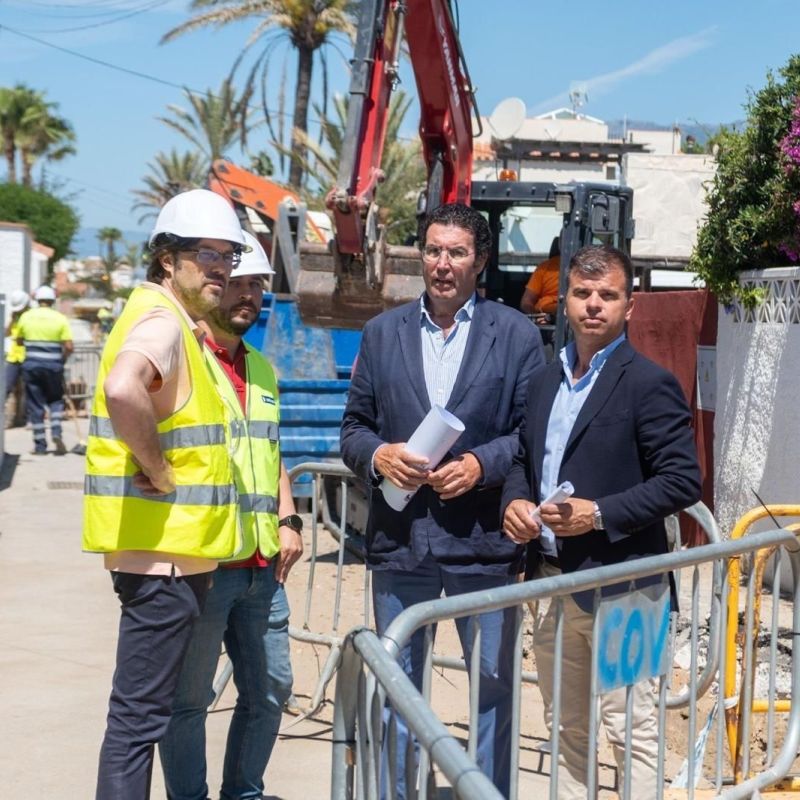 Marbella impulsa una nueva actuación en la urbanización Real de Zaragoza para completar y modernizar la red de saneamiento