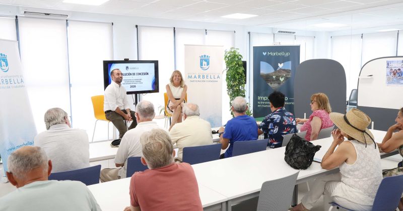 Marbella destina más de 100.000 euros en subvenciones para impulsar la actividad de una quincena de asociaciones vecinales y cívicas