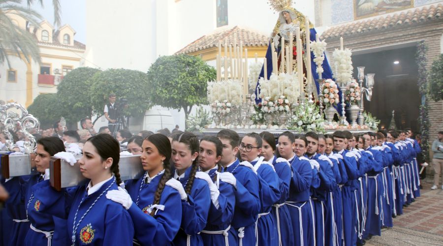 La Hermandad de la Amargura inicia la Semana Santa en Marbella en un emotivo Sábado de Pasión