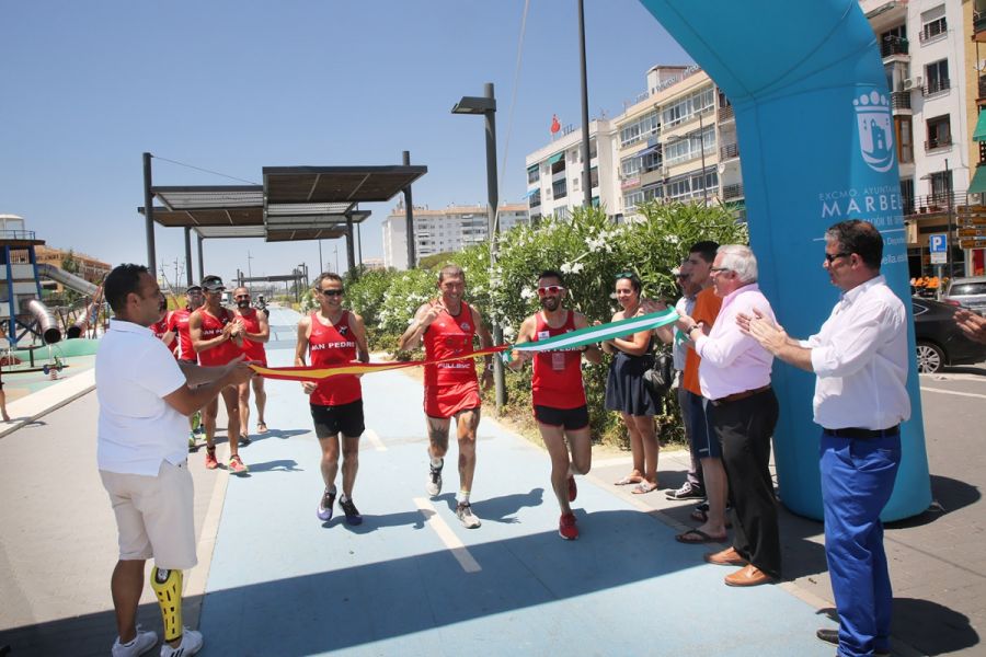 Imagen de la noticia San Pedro Alcántara recibe al deportista Fernando…