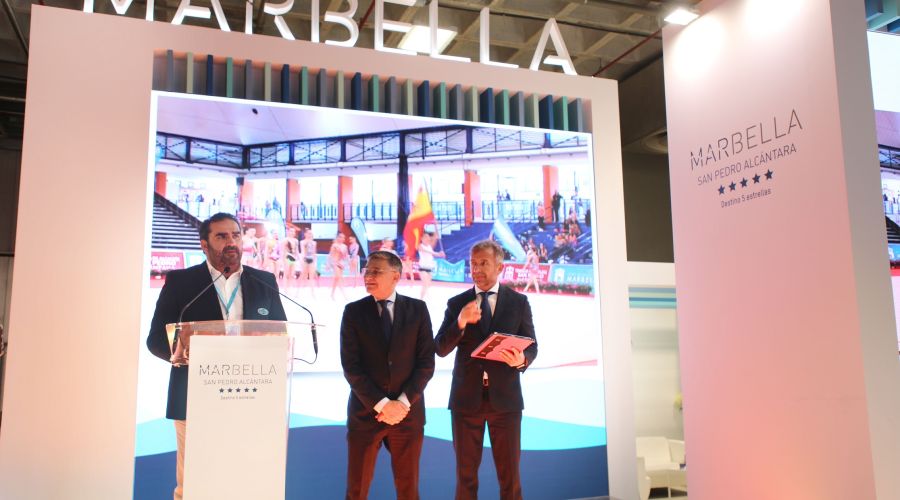 La apuesta por los eventos deportivos centra la segunda jornada de Marbella en FITUR, con el Ironman 70.3, el World Padel Tour, el Grand Prix y la Media Maratón como principales citas para 2020