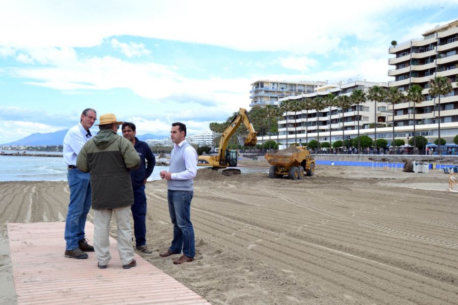 Imagen de la noticia Nuevos trabajos en las playas de Marbella para qu…