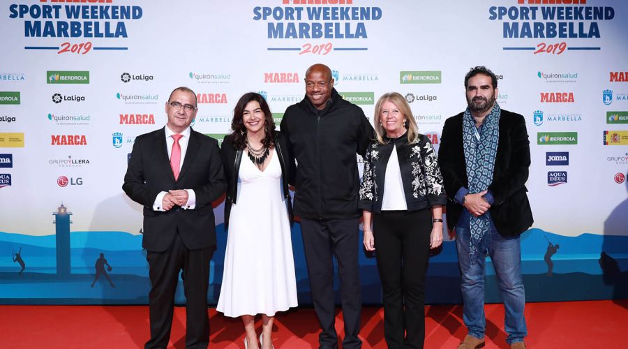 La Gala del ‘Marca Sport Weekend Marbella’ reúne en el Teatro municipal a un gran elenco de profesionales y leyendas del deporte