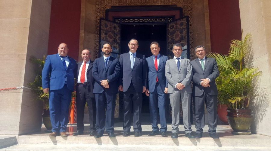 Marbella, Ojén, Vélez-Málaga y Torremolinos presentan al Senado marroquí una propuesta para compartir promoción cultural y turística