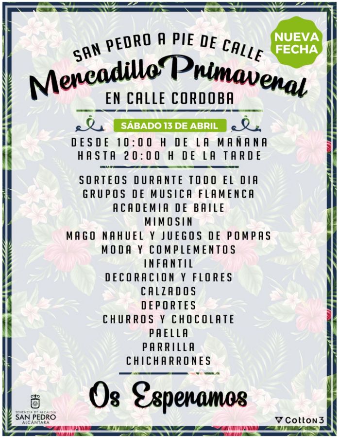 Imagen de la noticia El mercadillo ‘A pie de calle’ se pospone hasta e…
