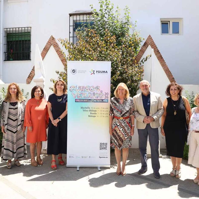 Marbella acogerá del 30 de junio al 3 de julio una nueva edición de los Cursos de Verano de la Universidad de Málaga con una programación centrada en la salud, la historia, la ciencia y el arte