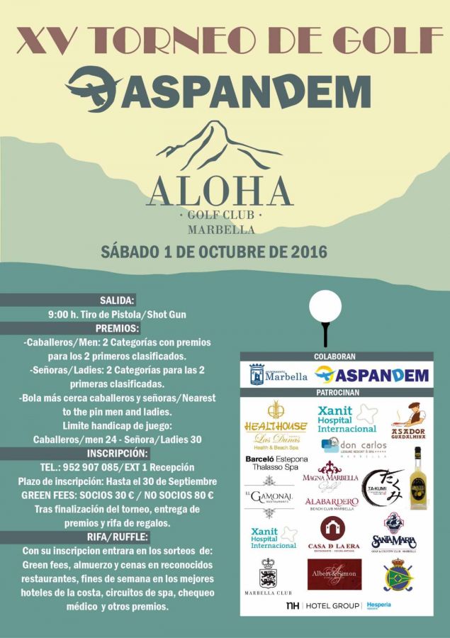 Imagen de la noticia El XV Torneo de Golf a beneficio de Aspandem se d…