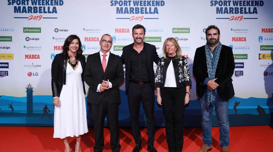 La Gala del ‘Marca Sport Weekend Marbella’ reúne en el Teatro municipal a un gran elenco de profesionales y leyendas del deporte