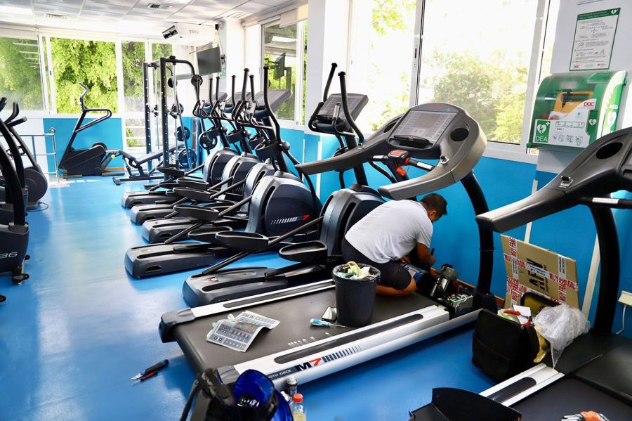 Imagen de la noticia El Ayuntamiento pone a punto el gimnasio municipa…