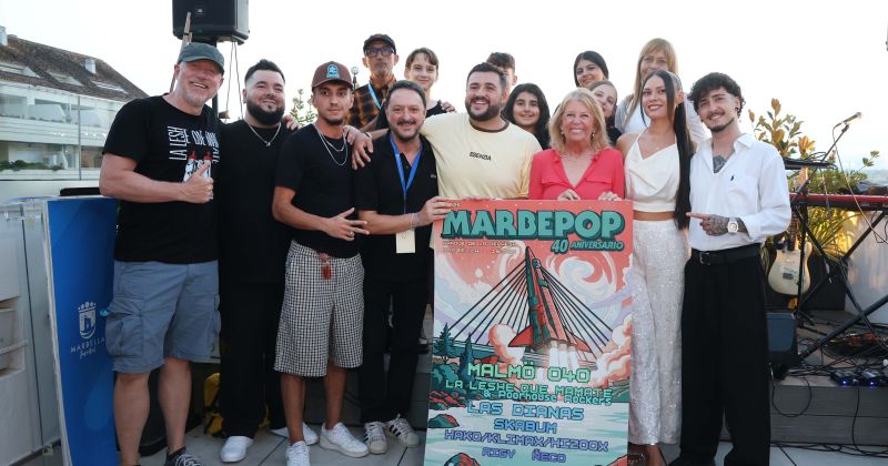 Marbepop celebra su 40 aniversario con un cartel que reúne a las bandas nacionales Malmö 040 y Las Dianas y a siete propuestas del talento local, enc…