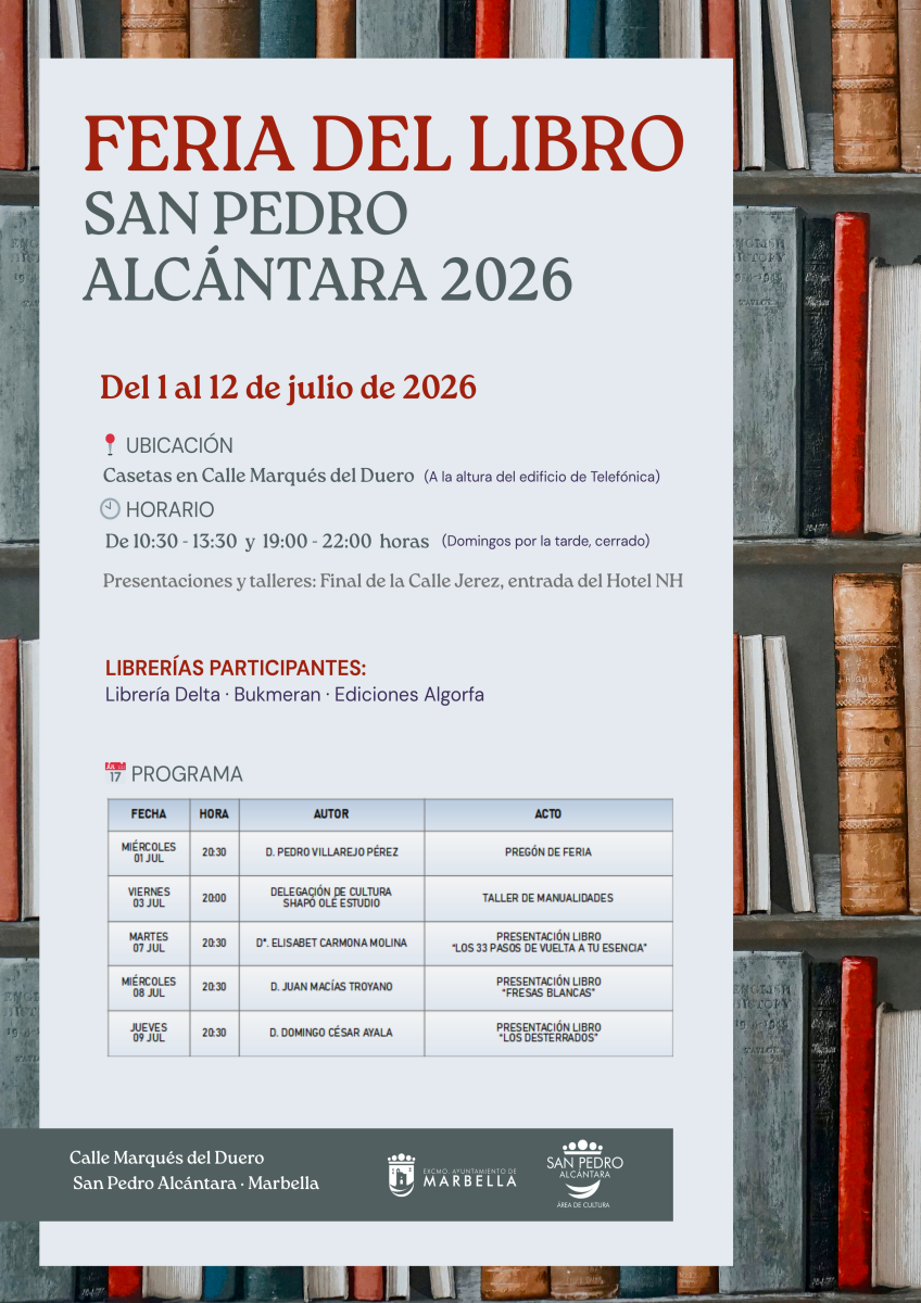 Feria del libro de San Pedro Alcántara