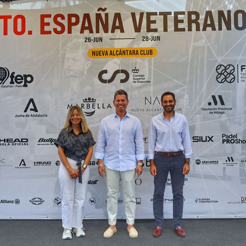 Marbella acogerá por primera vez el Campeonato de España por Parejas de Veteranos de Pádel este fin de semana con la participación de 130 parejas de todo el país