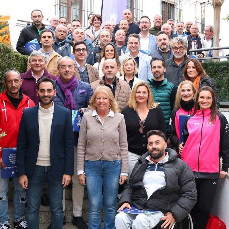 El Ayuntamiento reafirma su apoyo al deporte base con más de 210.000 euros en subvenciones a una treintena de clubes locales