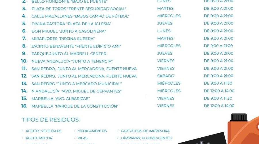 El Ayuntamiento pone en funcionamiento dos nuevos puntos limpios móviles para que los ciudadanos puedan depositar residuos especiales