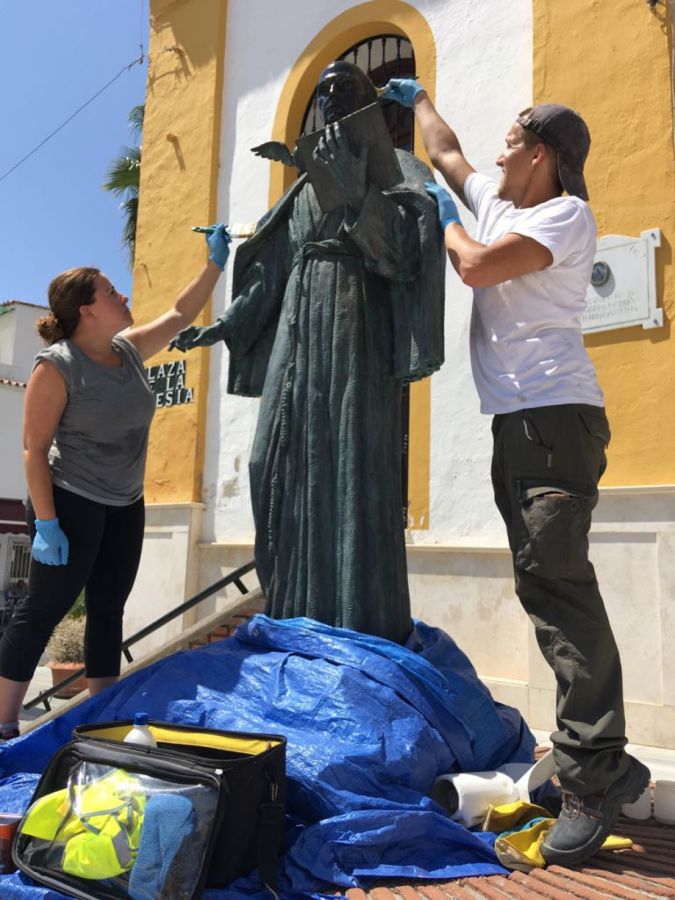 Imagen de la noticia La Tenencia realiza trabajos de limpieza en la im…