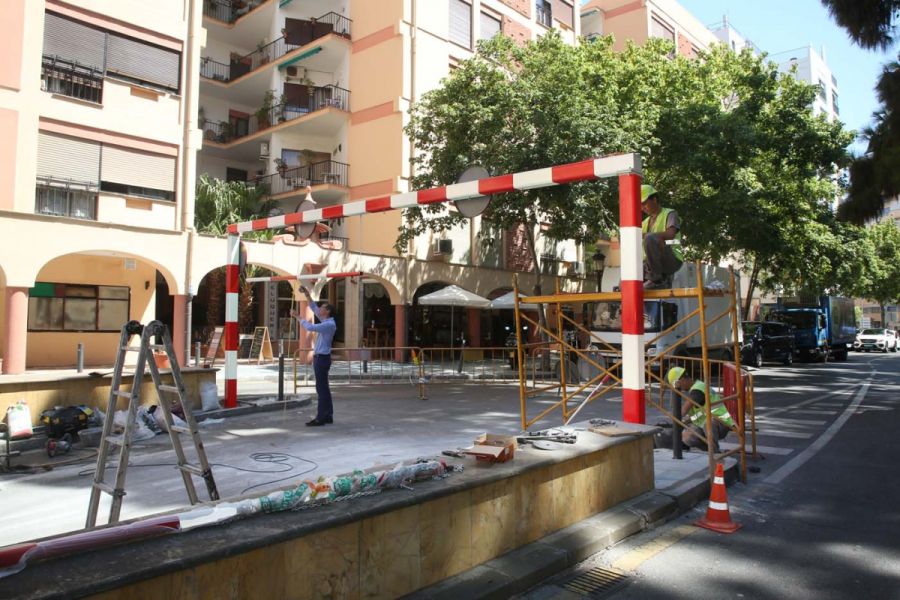 Imagen de la noticia El Ayuntamiento instala un control de gálibo a la…