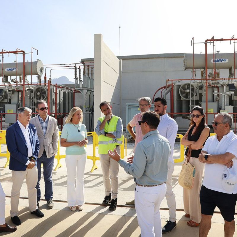 La nueva subestación eléctrica de San Pedro Alcántara refuerza la capacidad energética del municipio y asegura futuros desarrollos urbanísticos y empresariales