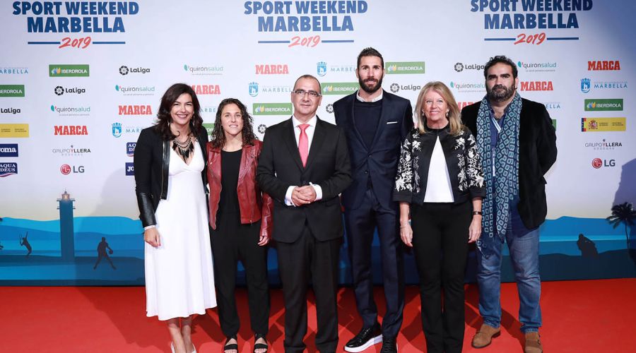 La Gala del ‘Marca Sport Weekend Marbella’ reúne en el Teatro municipal a un gran elenco de profesionales y leyendas del deporte