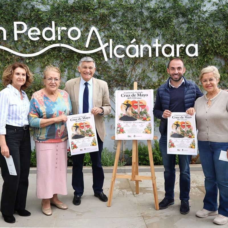 San Pedro Alcántara acoge este viernes una nueva edición de la convivencia vecinal en torno a la Cruz de Mayo impulsada por la asociación El Cruce