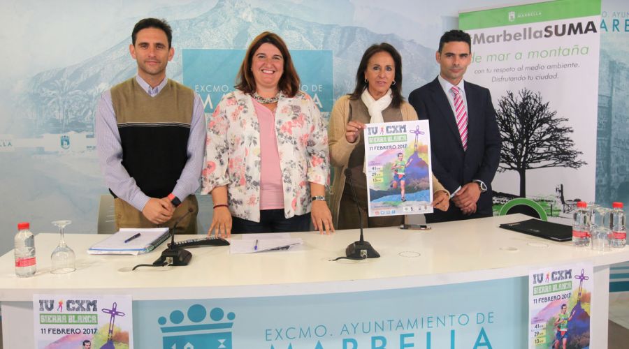 La IV Carrera por Montaña Sierra Blanca se celebrará el 11 de febrero de 2017 con tres recorridos y discurrirá por los términos municipales de Marbella, Ojén y Monda