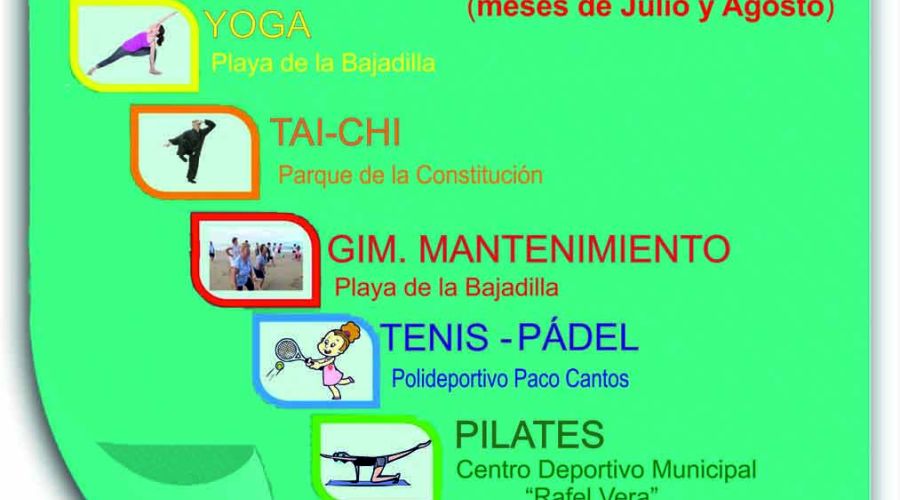 El Ayuntamiento oferta más de 3.800 plazas para las actividades deportivas de verano